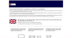 Desktop Screenshot of empresstowelrails.co.uk